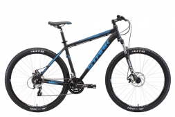 Велосипед Stark'18 Funriser 29.4 D чёрный/голубой 18&quot;
