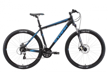 Велосипед Stark&#039;18 Funriser 29.4 D чёрный/голубой 18&quot;, фото 1