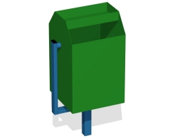 Урна с пепельницей Робот, фото 1 Урна с пепельницей Робот, фото 1