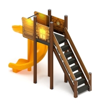 Горка винтовая - ИО 43.01.01-02.И1 - (ЭКО) H=2000 Горка винтовая - ИО 43.01.01-02.И1 - (ЭКО) H=2000