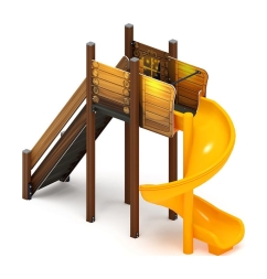 Горка винтовая - ИО 43.01.01-02.И1 - (ЭКО) H=2000, фото 3