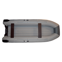 Моторная лодка ПВХ GOLFSTREAM MF 550 jet под водомет Серый
