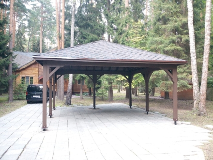 Навес для машин АСТОН Базовая комплектация, фото 2