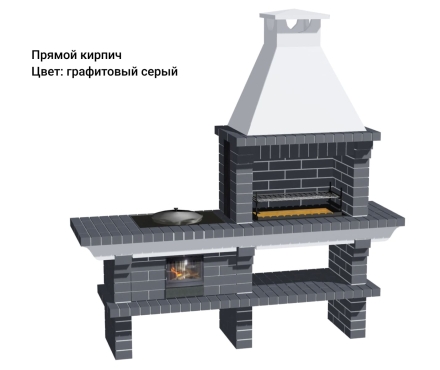 Печь Аристократ 714 Прямоугольный кирпич красный, фото 7