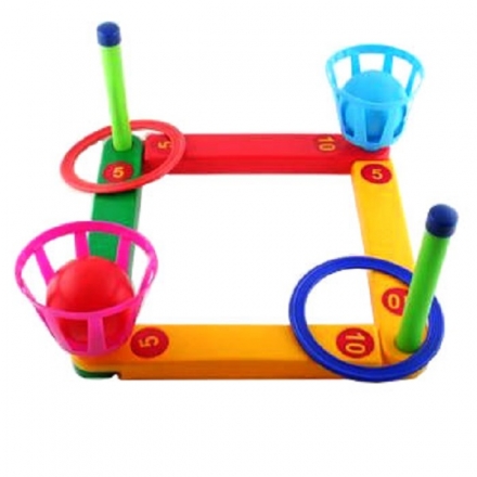 Игра кольцеброс шароброс 2 шара и 2 кольца, фото 1