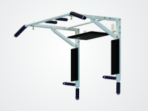 Турник 3в1 SportElite складной &quot;Workout&quot; разборный, белый