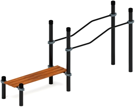 Воркаут ЛОВ 89 серый ВТ 101.23-03, фото 3