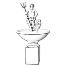 Фонтан скульптурный классический &quot;Нептун&quot; малый артикул 972