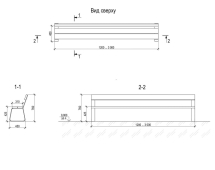 Скамейка TORUDA 6 - 2 м