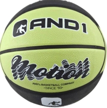 Баскетбольный мяч (размер 7) AND1 Motion (green/black)