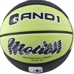 Баскетбольный мяч (размер 7) AND1 Motion (green/black)