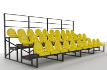 Трибуна сборно-разборная ОЛИМП СИТИ 3-х рядная на 30 мест (без навеса, лестниц, боковых поручней) Трибуна сборно-разборная ОЛИМП СИТИ 3-х рядная на 30 мест (без навеса, лестниц, боковых поручней)