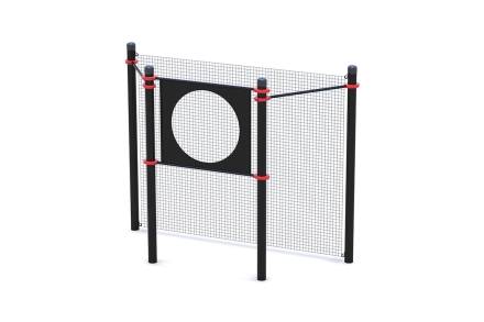 Мишень на стойках круглая для выполнения испытания «Метание теннисного мяча в цель дистанция 6 м», фото 1