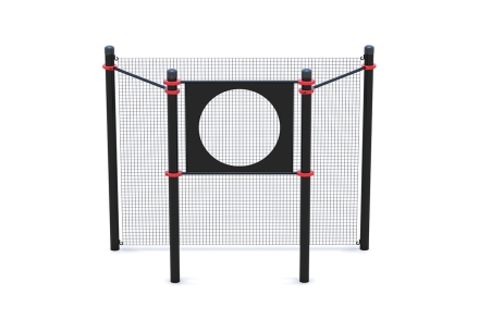 Мишень на стойках круглая для выполнения испытания «Метание теннисного мяча в цель дистанция 6 м», фото 2