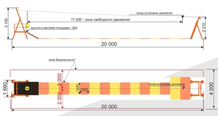 Детский троллей для помещений 15 м, фото 5
