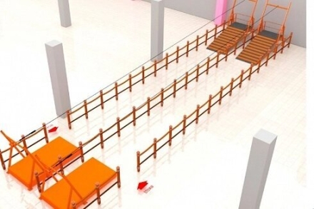 Детский троллей для помещений 15 м, фото 2