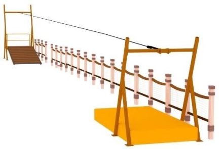 Детский троллей для помещений 15 м, фото 3