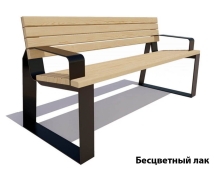 Парковая скамейка Подольск, Лиственница 0,6 м Парковая скамейка Подольск, Лиственница 0,6 м