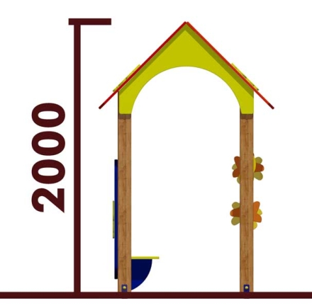 Домик 06001.21 для детской площадки, фото 2