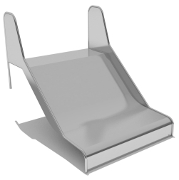 Горка из нержавеющей стали ГГН-1500.600.001 для детской площадки