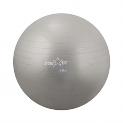 Мяч гимнастический GB-101 (65 см, серый, антивзрыв), фото 1