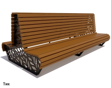 Скамейка уличная Ялта, Сосна 1,2 м, фото 3
