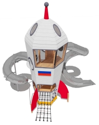 Игровой комплекс Ракета Эко 072002 для детской площадки, фото 2 Игровой комплекс Ракета Эко 072002 для детской площадки, фото 2