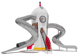 Игровой комплекс Ракета Эко 072002 для детской площадки, фото 1 Игровой комплекс Ракета Эко 072002 для детской площадки, фото 1