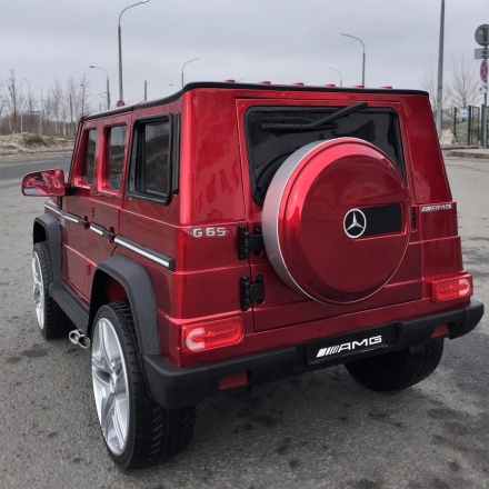 Электромобиль Mercedes-Benz G65 AMG красный, фото 10