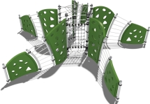 Спортивно-игровой комплекс Мрамор Papercut СРО009.00.1 для улицы Спортивно-игровой комплекс Мрамор Papercut СРО009.00.1 для улицы