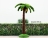 Топиари Пальма большая, кокосовая h=350см - газон Deluxe+Eco