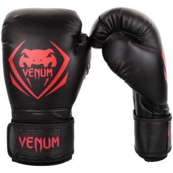 Перчатки боксерские Venum Contender Black/Red, фото 1