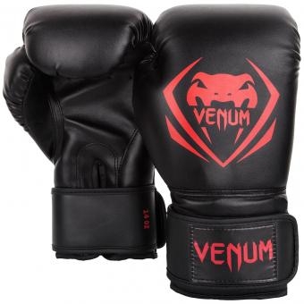 Перчатки боксерские Venum Contender Black/Red, фото 2