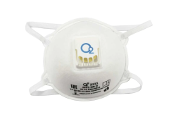 Респиратор О2 чашеобразный FFP1 NRD с клапаном выдоха 2111, фото 1