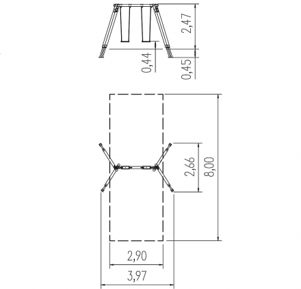 Качели двухместные, фото 2