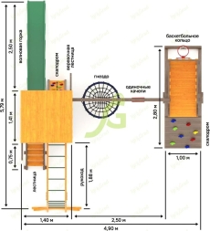 Детская площадка IgraGrad Панда Фани Gride мод.2, фото 6 Детская площадка IgraGrad Панда Фани Gride мод.2, фото 6