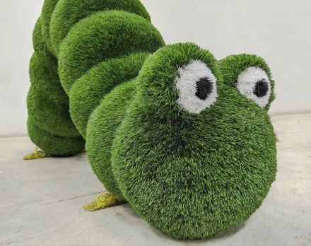 Топиари гусеница, h=100 см - газон Deluxe Green, зелёная, фото 3