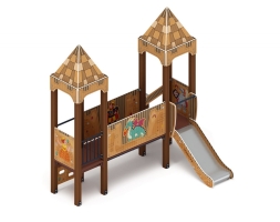 Детская игровая площадка Королевство (Картонное) ДИК 1.15.02-22 H=750, фото 3