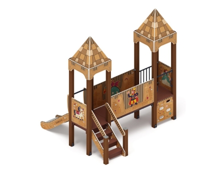 Детская игровая площадка Королевство (Картонное) ДИК 1.15.02-22 H=750, фото 4
