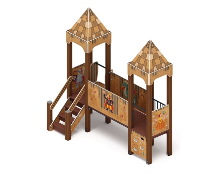 Детская игровая площадка Королевство (Картонное) ДИК 1.15.02-22 H=750, фото 1