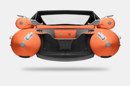 GLADIATOR E 380 X Expedition Оранжево-темносерый моторная лодка ПВХ, фото 6