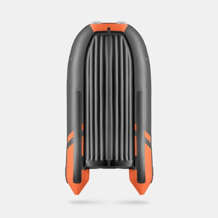 GLADIATOR E 380 X Expedition Оранжево-темносерый моторная лодка ПВХ, фото 5