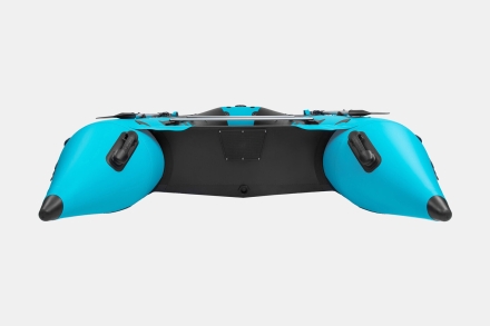 Gladiator C 400 AL ACTIVE Черно-бирюзовый моторная лодка ПВХ Алюминиевый пайол, фото 8