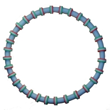 Обруч плавающий средний для игр на воде Обруч плавающий средний для игр на воде