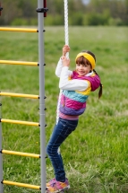 Детский спортивный комплекс для дачи ROMANA Fitness (цепные качели) Детский спортивный комплекс для дачи ROMANA Fitness (цепные качели)