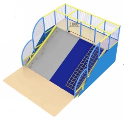 Скалодром-вулкан с горкой (6,65*4,9*3,1 м.), фото 3 Скалодром-вулкан с горкой (6,65*4,9*3,1 м.), фото 3