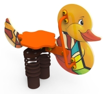 Качели на пружине «Уточка», паттерн "Этник" КЧ040.01 Качели на пружине «Уточка», паттерн "Этник" КЧ040.01