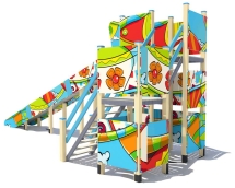 Горка ледянка, паттерн "Фэнтэзи" ГР020.02.01