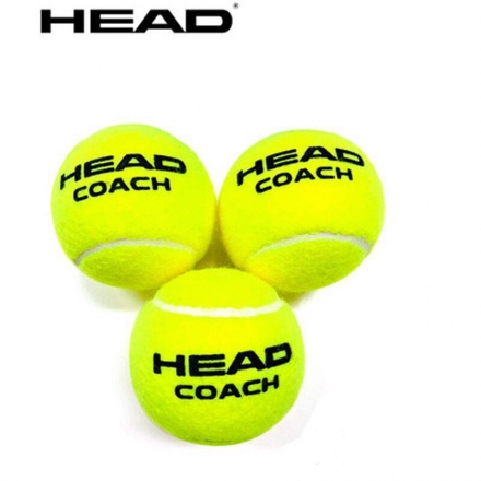 Мяч теннисный HEAD Coach,арт.578330, уп.72 шт, сукно, нат.резина, желтый, фото 2