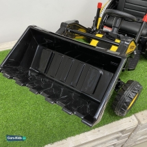 Электромобиль трактор с ковшом Harley Bella HL389-LUX желтый Электромобиль трактор с ковшом Harley Bella HL389-LUX желтый